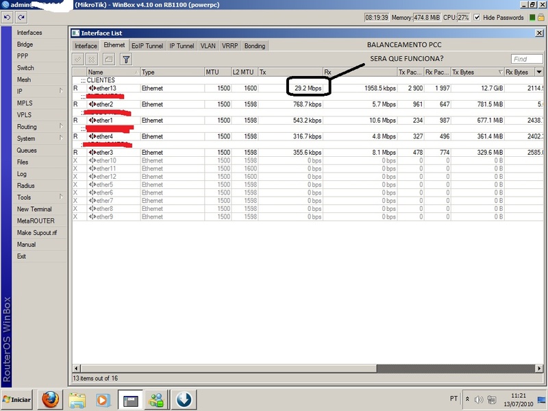 LOAD BALANCE PCC SERA QUE FUNCIONA?