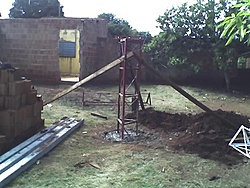 COMCRETANDO BASE DE ARRANQUE