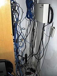 Remoção do rack para a...