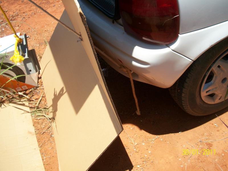 Corda com guincho para montagem de antena em torre.