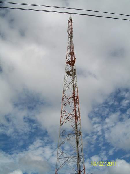 Torre alugada para colocation do nosso enlace.