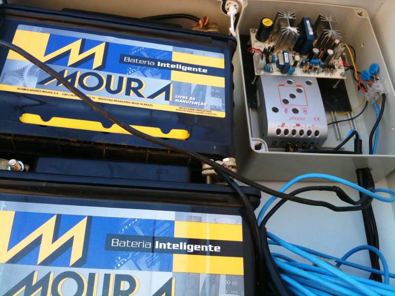 sistema de alimentaçao com energia eletrica com proteçao