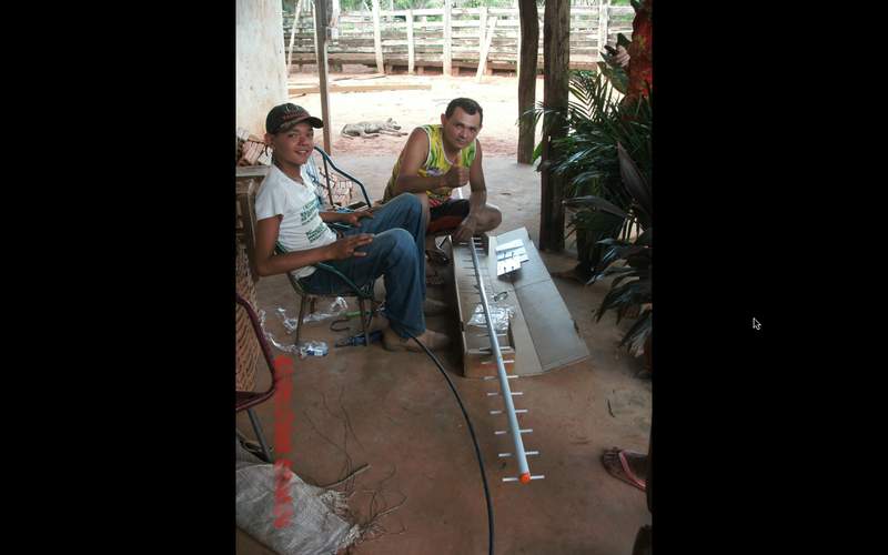 Montagem Yagi Uda 20dbi 2