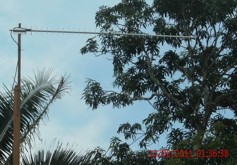 Montagem Yagi Uda 20dbi 7
