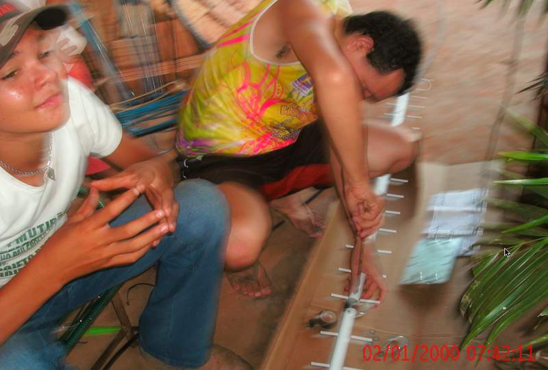Montagem Yagi uda 20dbi