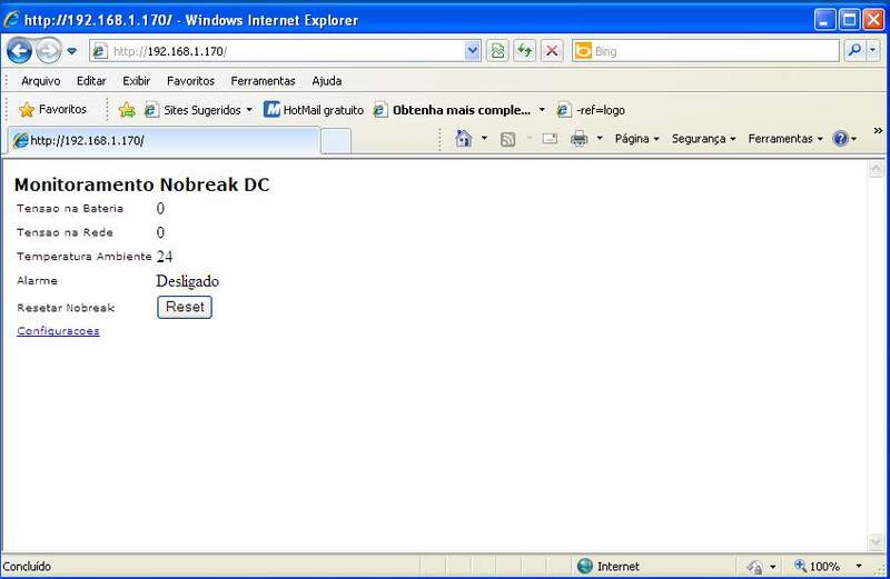 Tela Nobreak DC