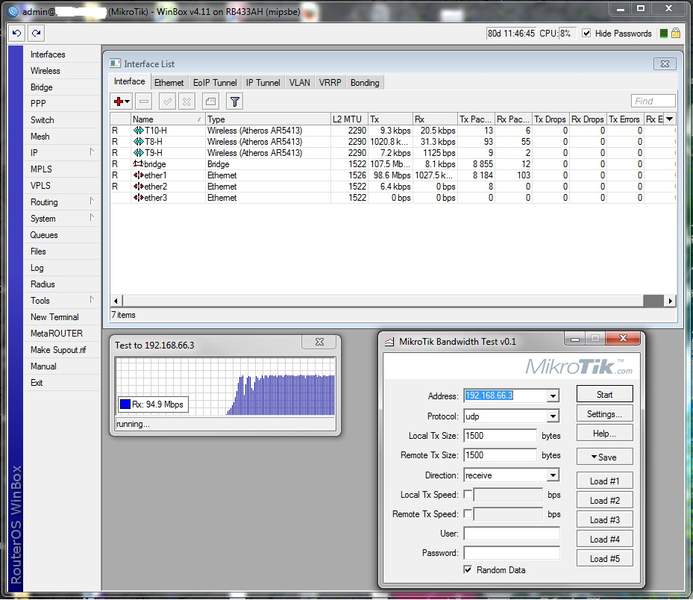 teste nanobridge m5