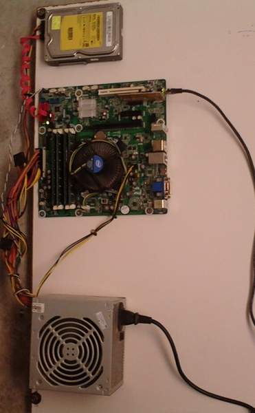 Montagem Provisoria - ate chegar o rack
Cache Full Linux