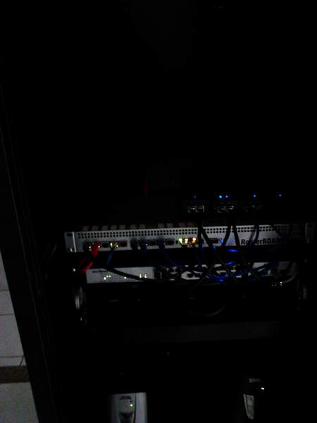 RB1100, Server Xeon Superserver, Switch Intelbras
