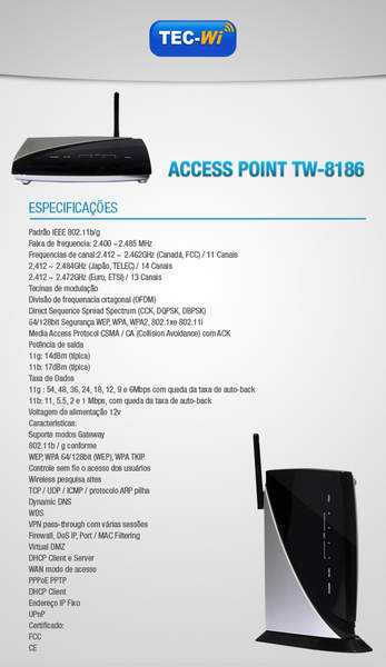 Access Point TW 8186