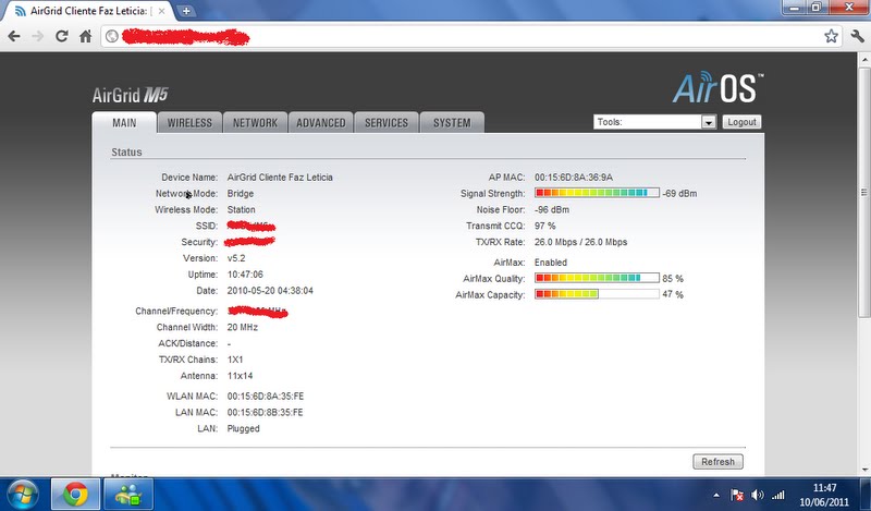 Torre Repeditoda 2.4 e 5.8Ghz. Serviço Concluído.