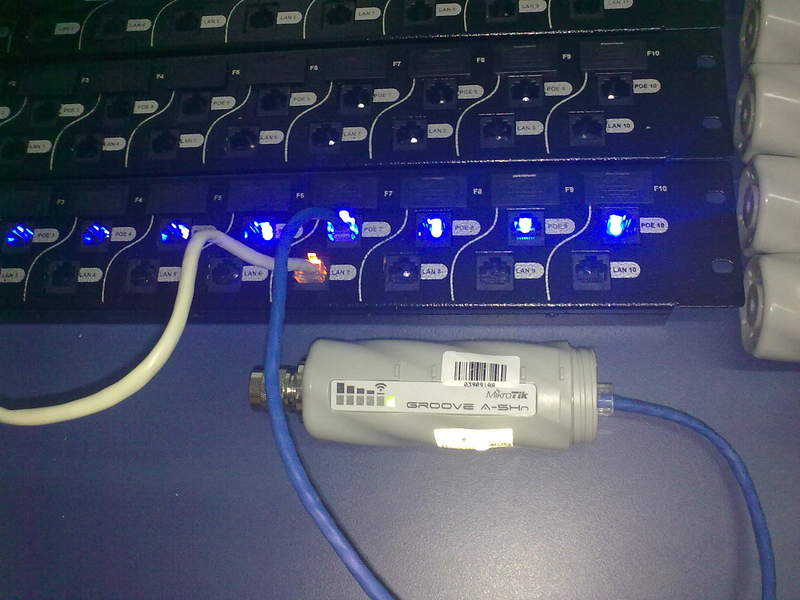 Mais detalhe do funcionamento do Patch Panel.