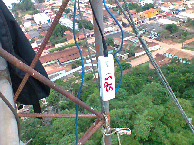 Picostation instalado e funcionando com sucesso.