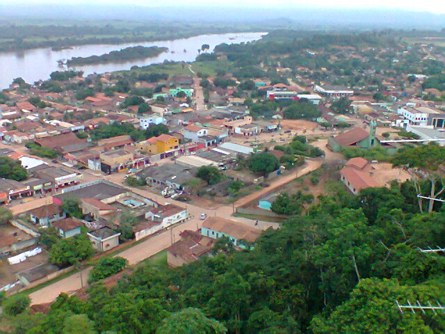 outro lado da cidade visão do Rio Fresco em São Felix do Xingu
