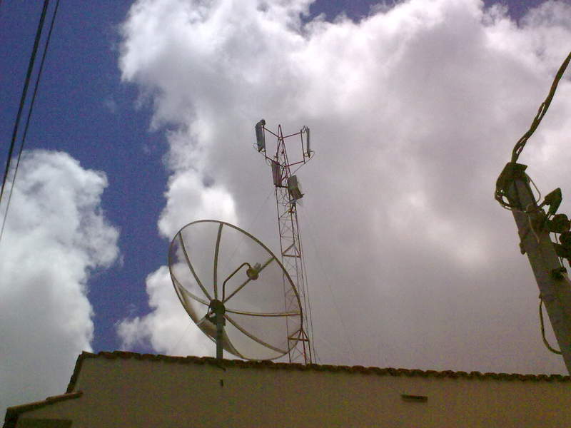 PTP com airaya e antena oto-tech e setoriais 2.4 wirelink de 17db com 120º
