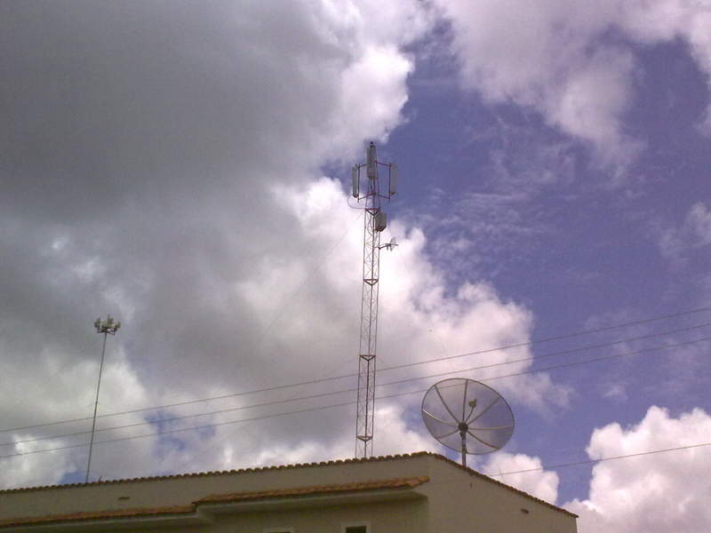 PTP com airaya e antena oto-tech e setoriais 2.4 wirelink de 17db com 120º