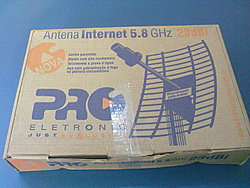 Segue algumas imagens do nosso Kit Cliente 5.8 com Mikrotik Groove.