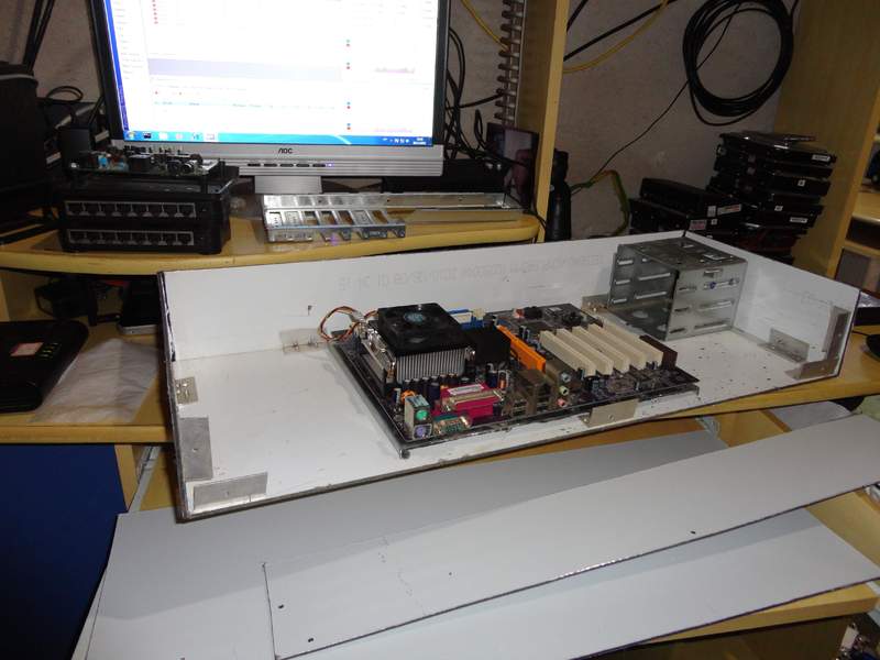 mikrotik rb 1500-colocação placa mãe