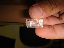 Detalhe conector AMP