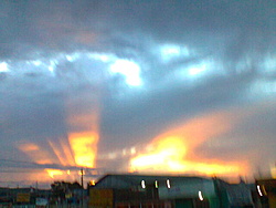Pôr-do-sol em São Felix do...