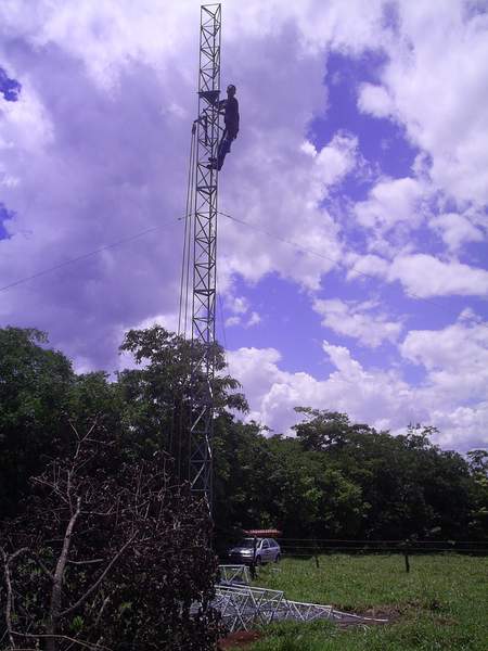 Montagem da torre