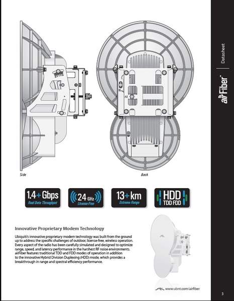 Air Fiber Data Sheet3