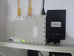 Hub Mikrotik 100mega + Fonte...