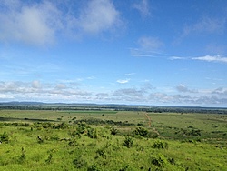 vista da torre da fazenda.