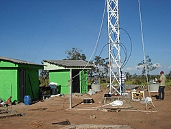 Após queda da torre de 82Mts segue agora nova torre de 60mts 100% galvanizada.