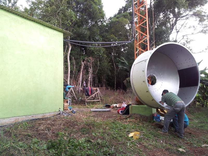 Montagem dela no site de Jacinto Machado..