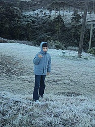 Quase nao estava frio na serra