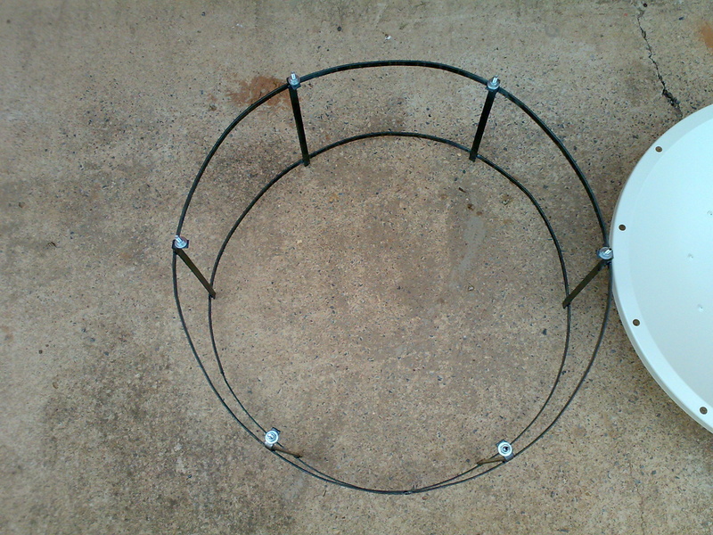 Esqueleto do Radome Shield Rocket Dish de 30.