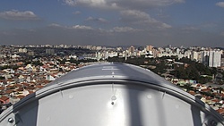 Atravessando toda a cidade......