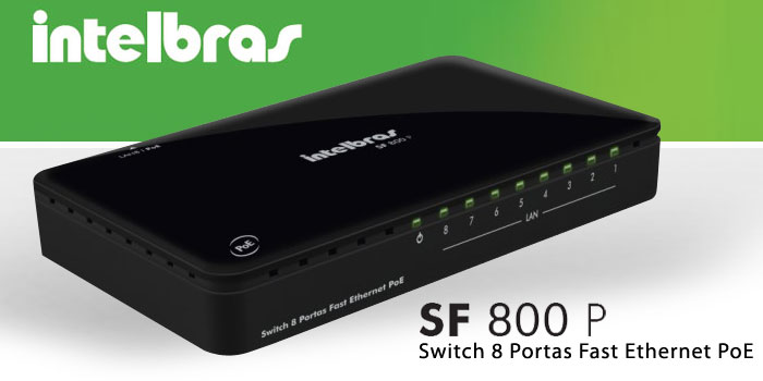 Switch Intelbras SF800P 0