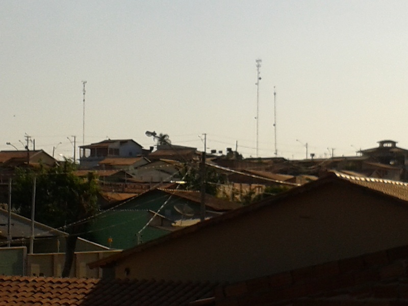 Quando tirei está foto estava em cima da casa de um cliente sentado, sem coragem pra descer, pois estava numa baita dor de barriga kkk
