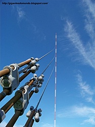 A antena KVLY, com 628,8m de...