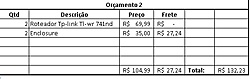 Clique na imagem para uma versão maior

Nome:	         Orçamento 2.jpg
Visualizações:	254
Tamanho: 	29,1 KB
ID:      	52133