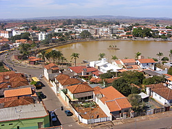 Vista do topo da torre,...