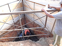 Concretando a base