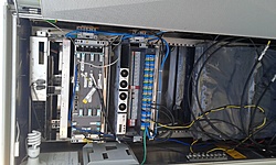 Rack equipamentos e baterias
