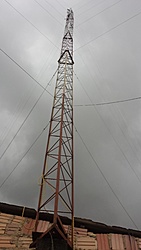 torre montada total 25m