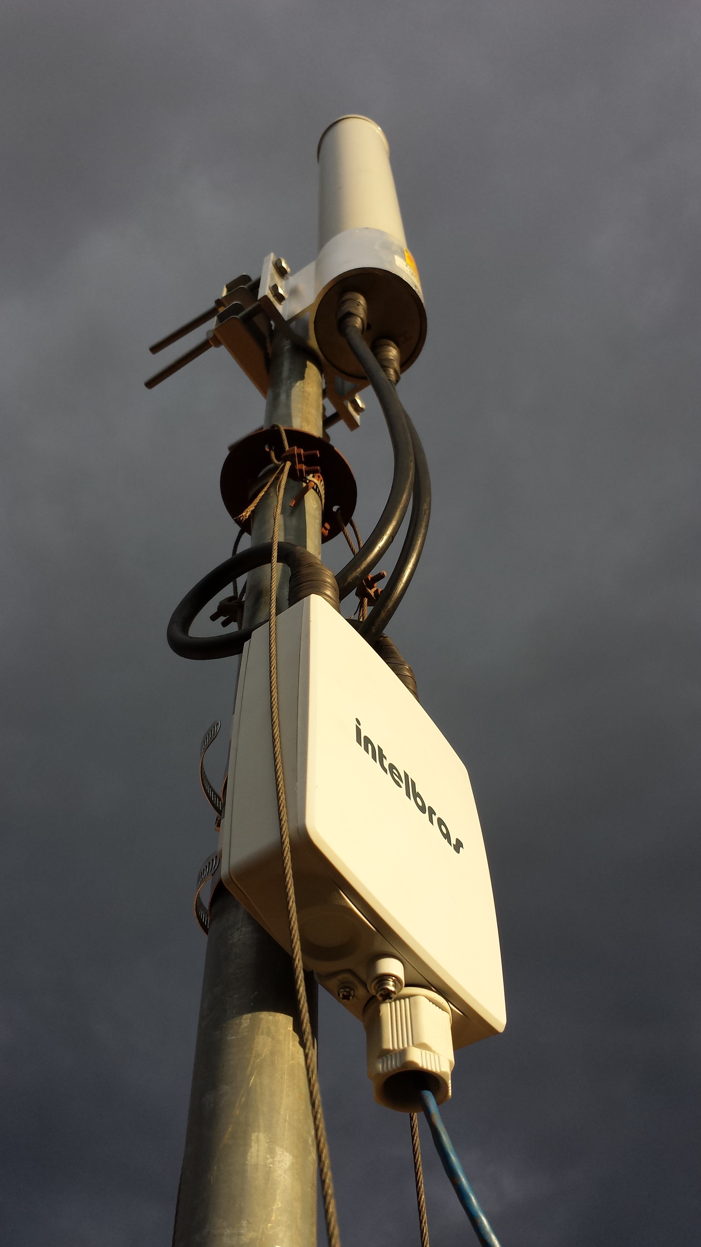 Antena 5.8 mimo L-com Hyperlink com APC 5m já estalado