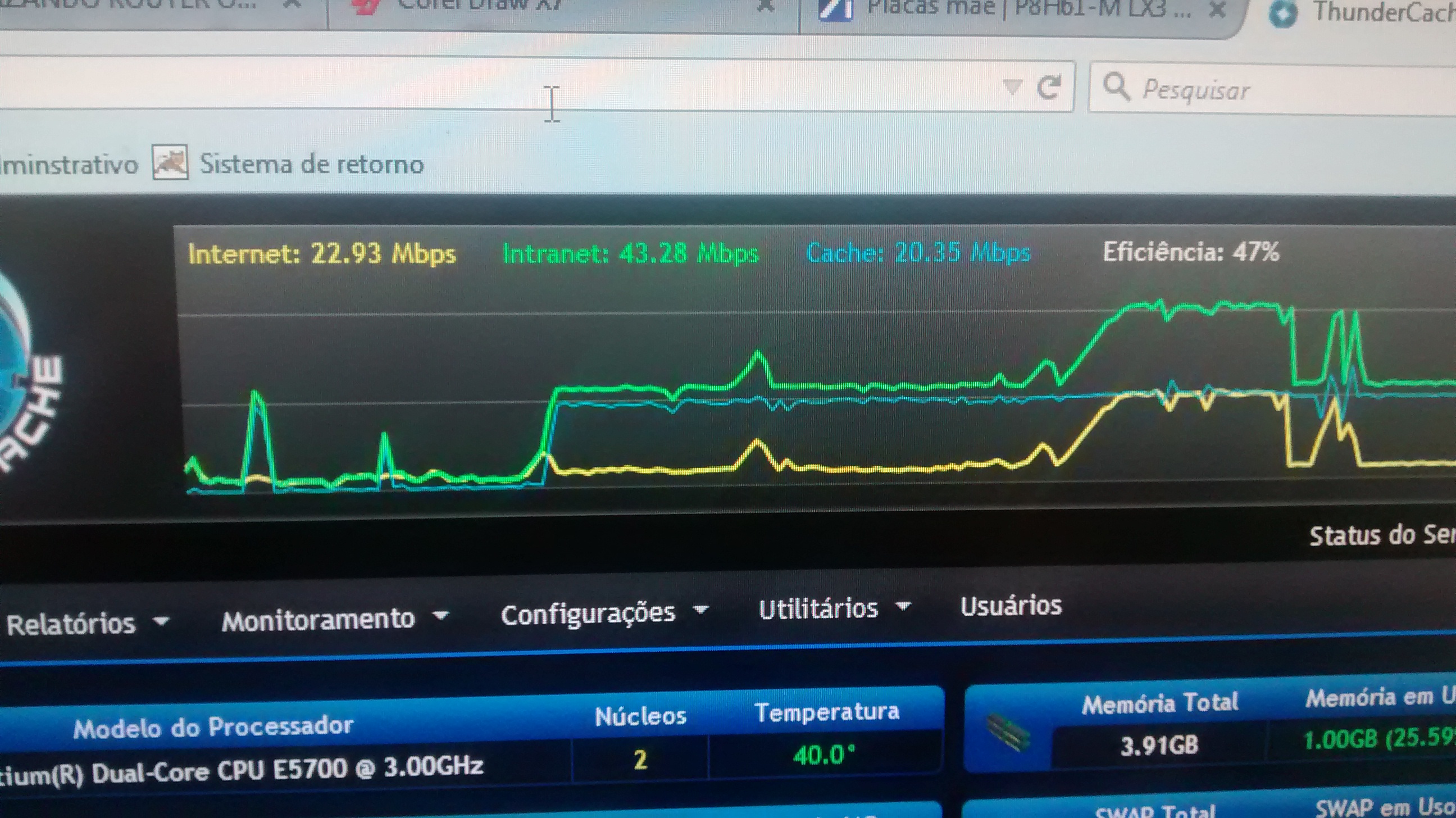 Thunder Cache Trabalhando 20 megas