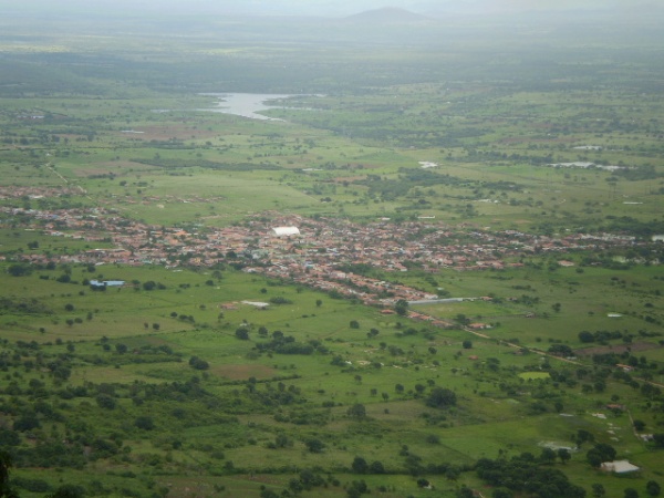 Vista cidade de Maravilha a exatamente 2,61km da serra.