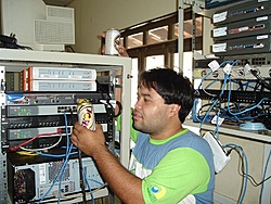 Fotos dos modens frame relay gvt e embratel, agora tudo fibra rs...