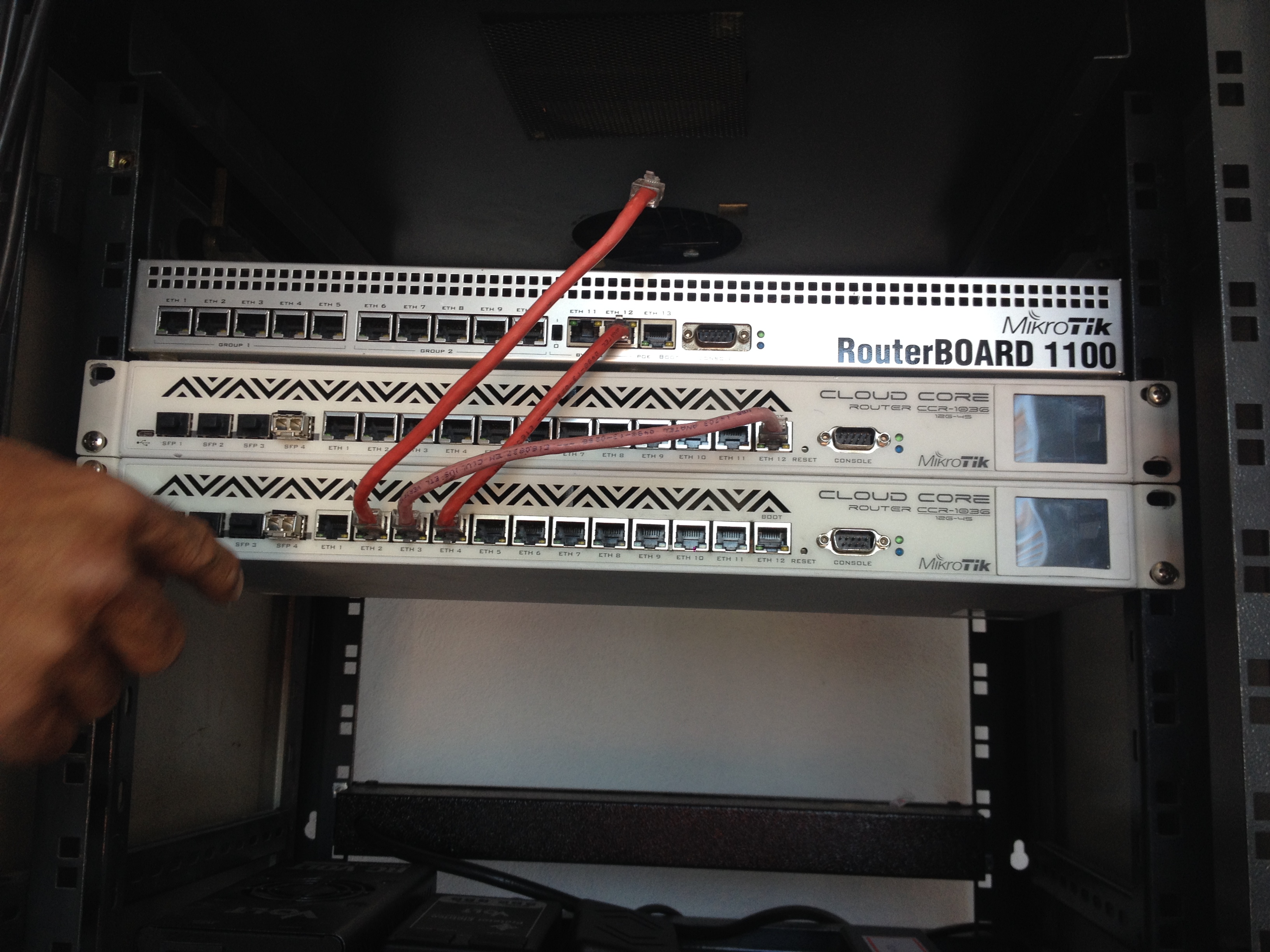 instalando 2 ccr + firewall