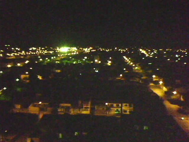 Imagina a hora que eu desci da torre?
Quase 8 da noite...