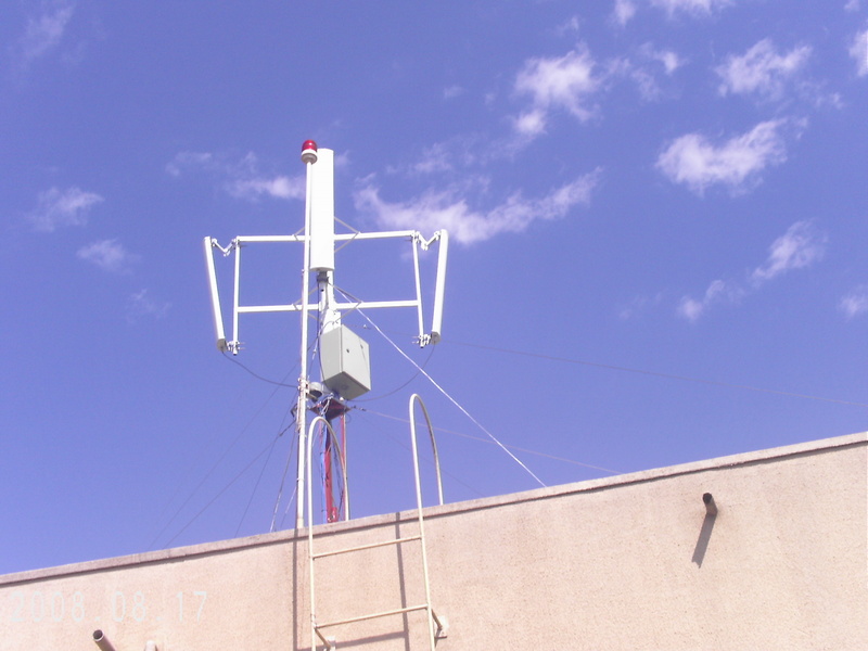 Chegada até as antenas