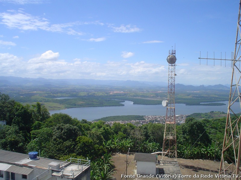Morro Fonte Grande, principal morro em Vitória para distribuição de todo tipo de coisa..