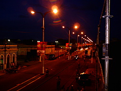 Primeira vista da avenida...